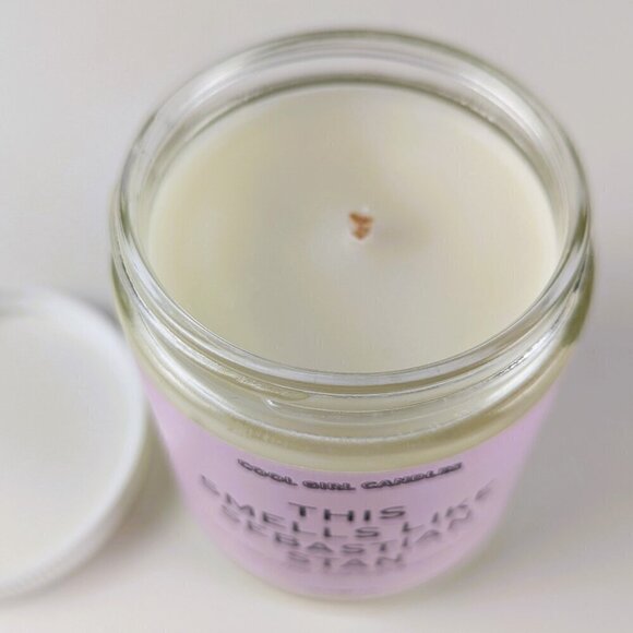 NEW This Smells Like Sebastian Stan Candle - Picture 3 of 3